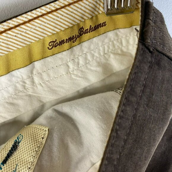 Tommy Bahama Shorts Mens Size 34 Brown Tencel Flat Front 8.5" Inseam - Picture 4 of 4